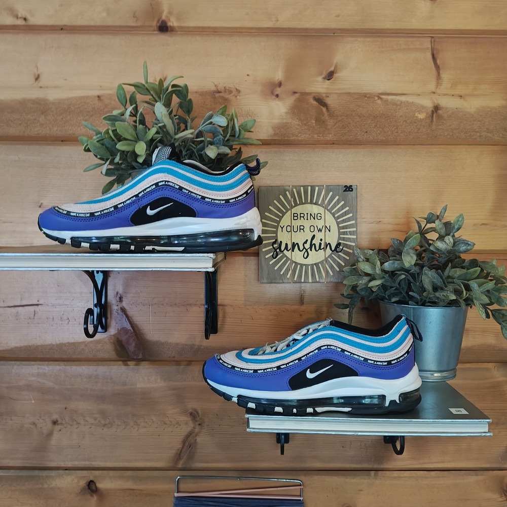 Nike Air Max 97 OG Purple Pink Blue‎ 921826-401 Sneakers Size 5.5 2020